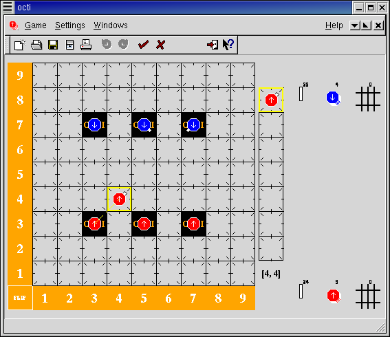 OCTI Player running on Linux